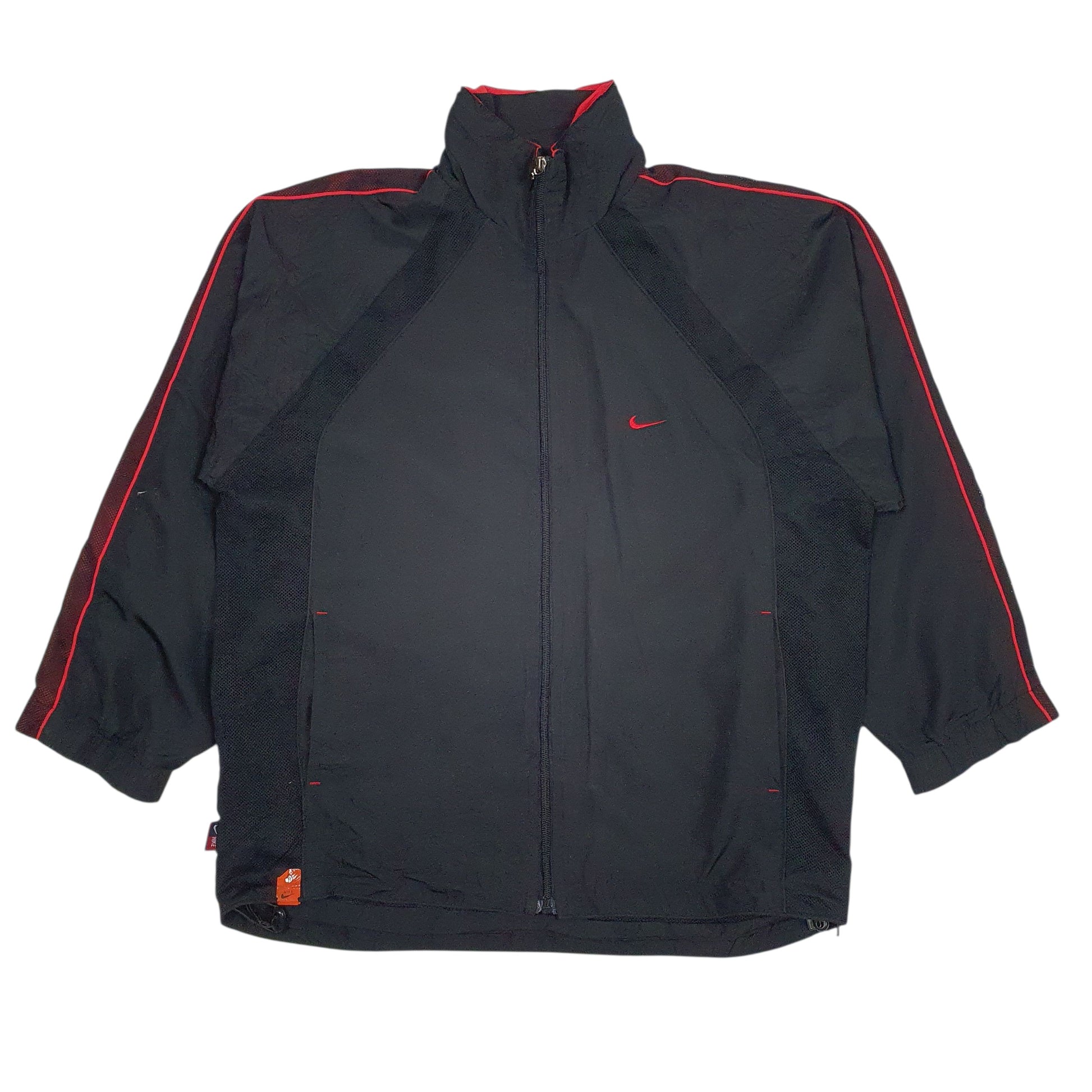 Mens Black Nike Clima Fit Vintage 00s Hoodie Coat