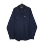 Mens Navy Eddie Bauer Thick Mesh Long Sleeve Shirt