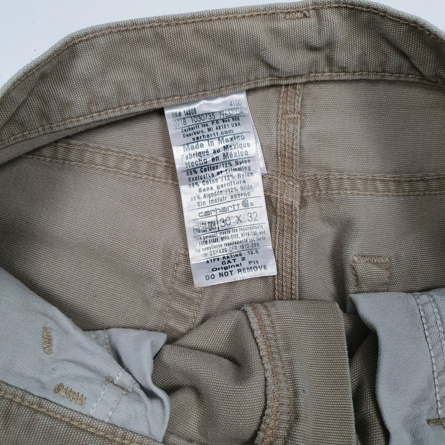 Mens Beige Carhartt   Shorts