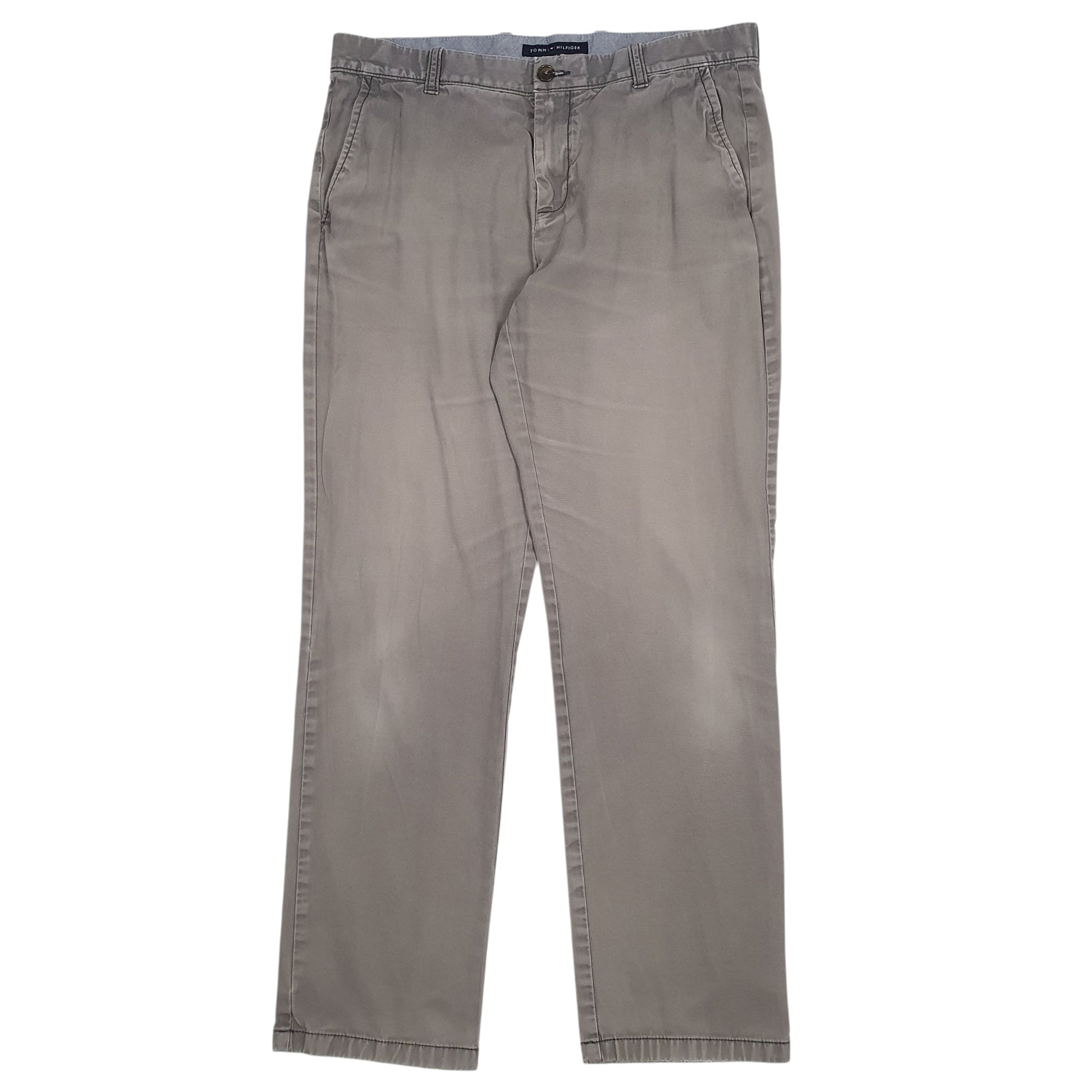 Mens Grey Tommy Hilfiger  Chino Trousers