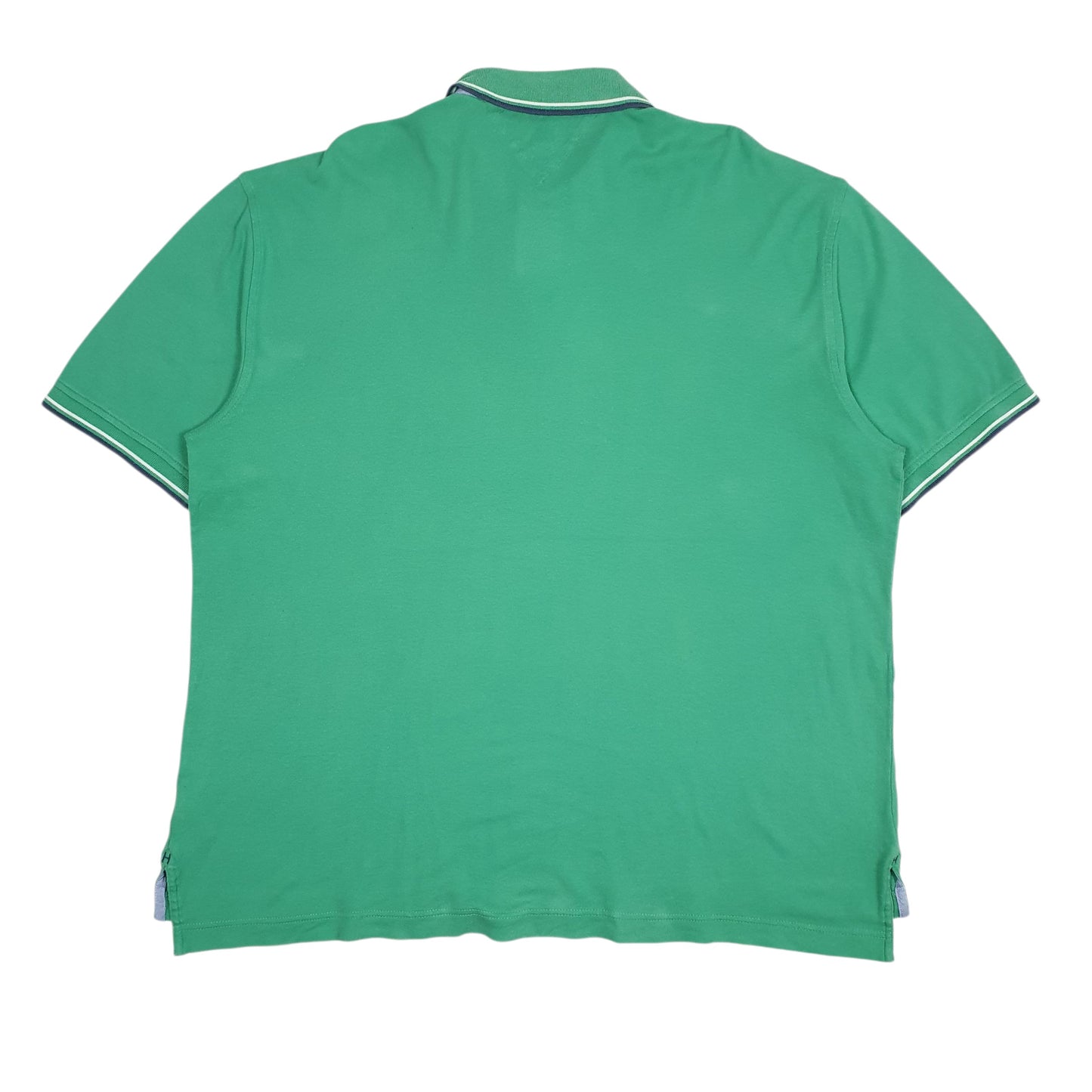 Mens Green Tommy Hilfiger  Crewneck Polo Shirt