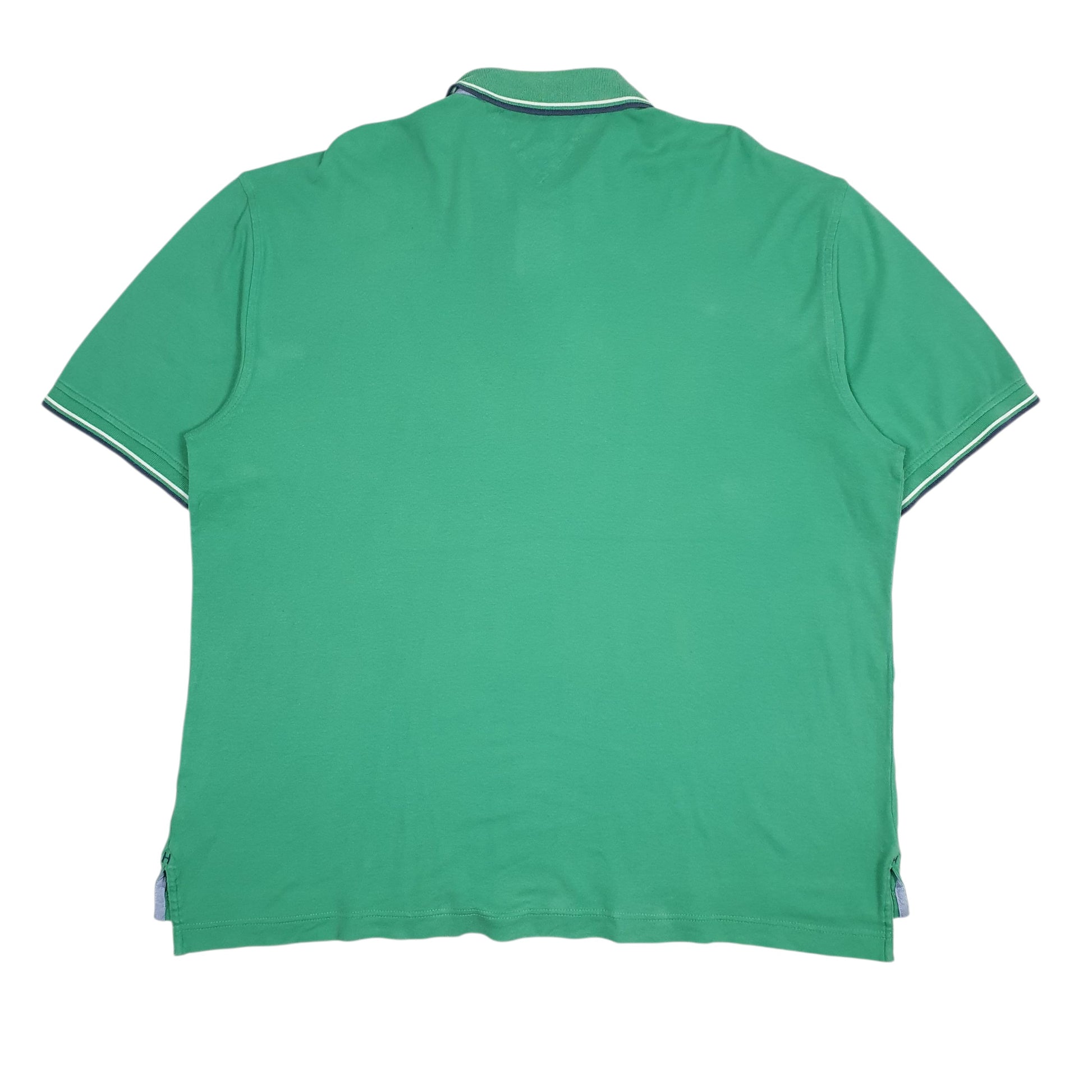Mens Green Tommy Hilfiger  Crewneck Polo Shirt