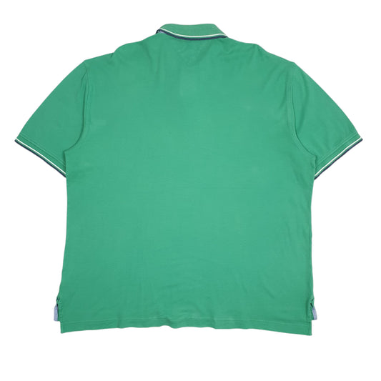 Mens Green Tommy Hilfiger  Crewneck Polo Shirt