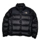 Womens Black The North Face Nuptse  Coat