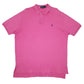Mens Pink Polo Ralph Lauren  Short Sleeve Polo Shirt