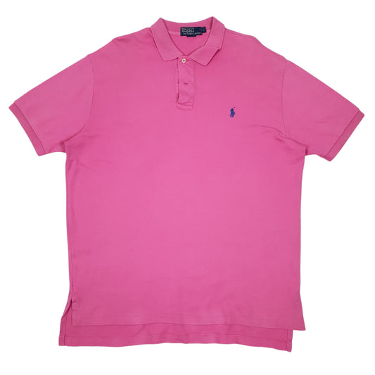Mens Pink Polo Ralph Lauren  Short Sleeve Polo Shirt