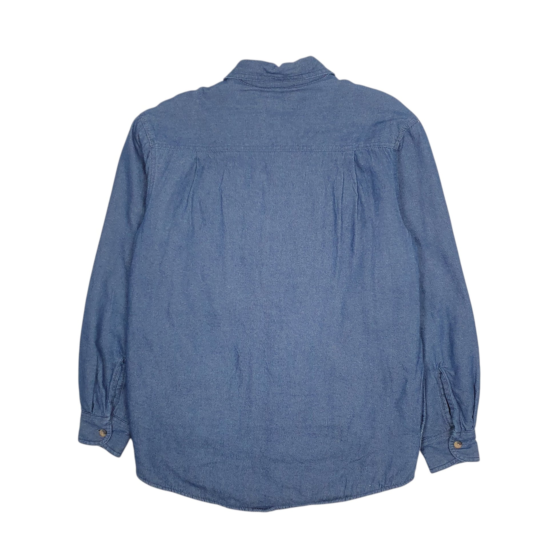 Mens Blue Wrangler Sherpa Lined  Coat