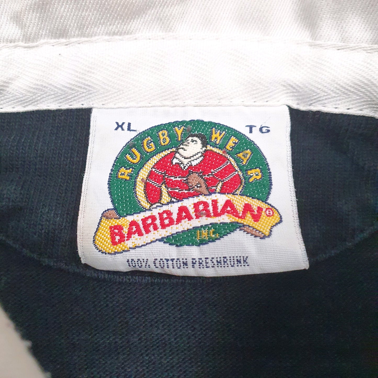 Mens Black Barbarian   Polo Shirt