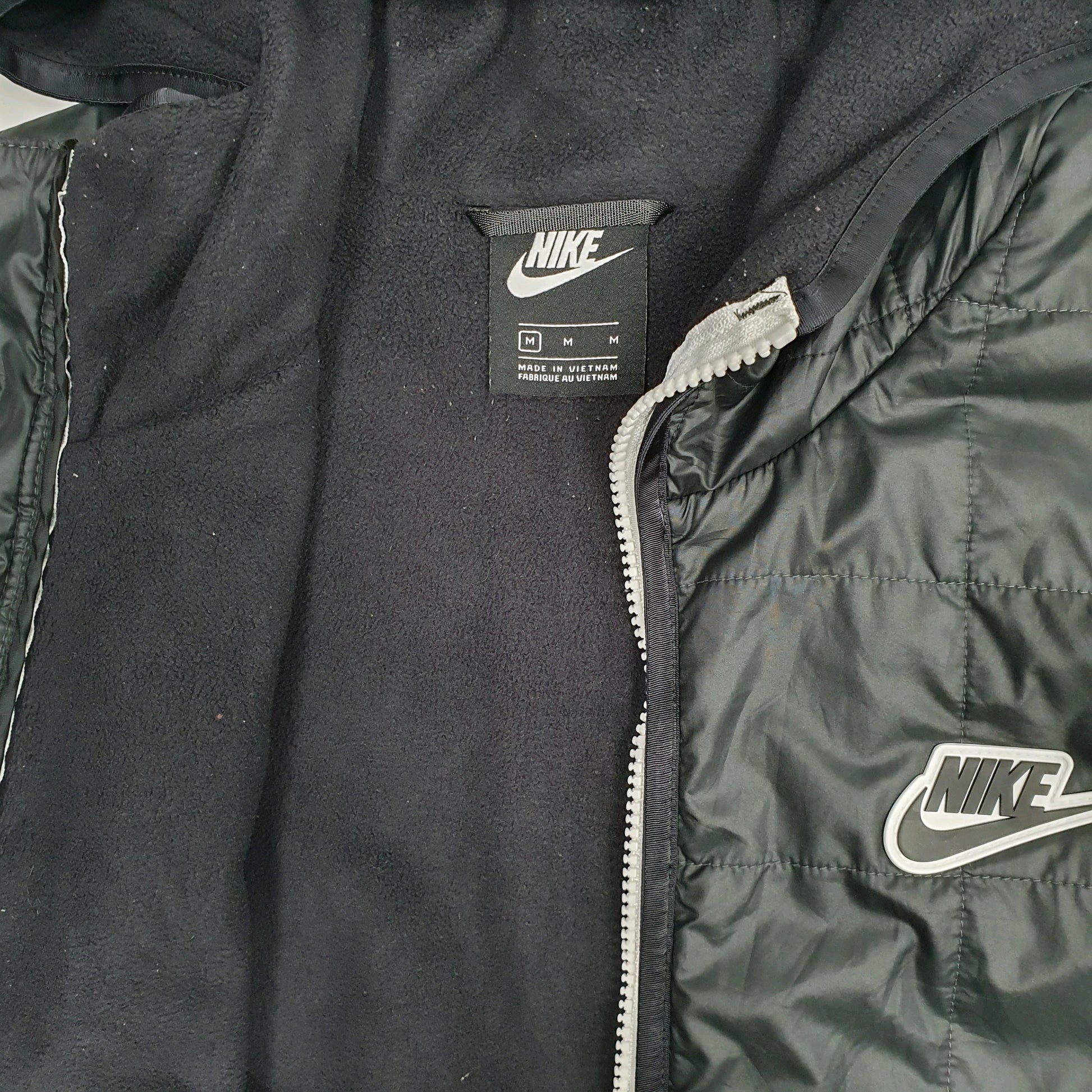 Mens Black Nike Puffer  Coat