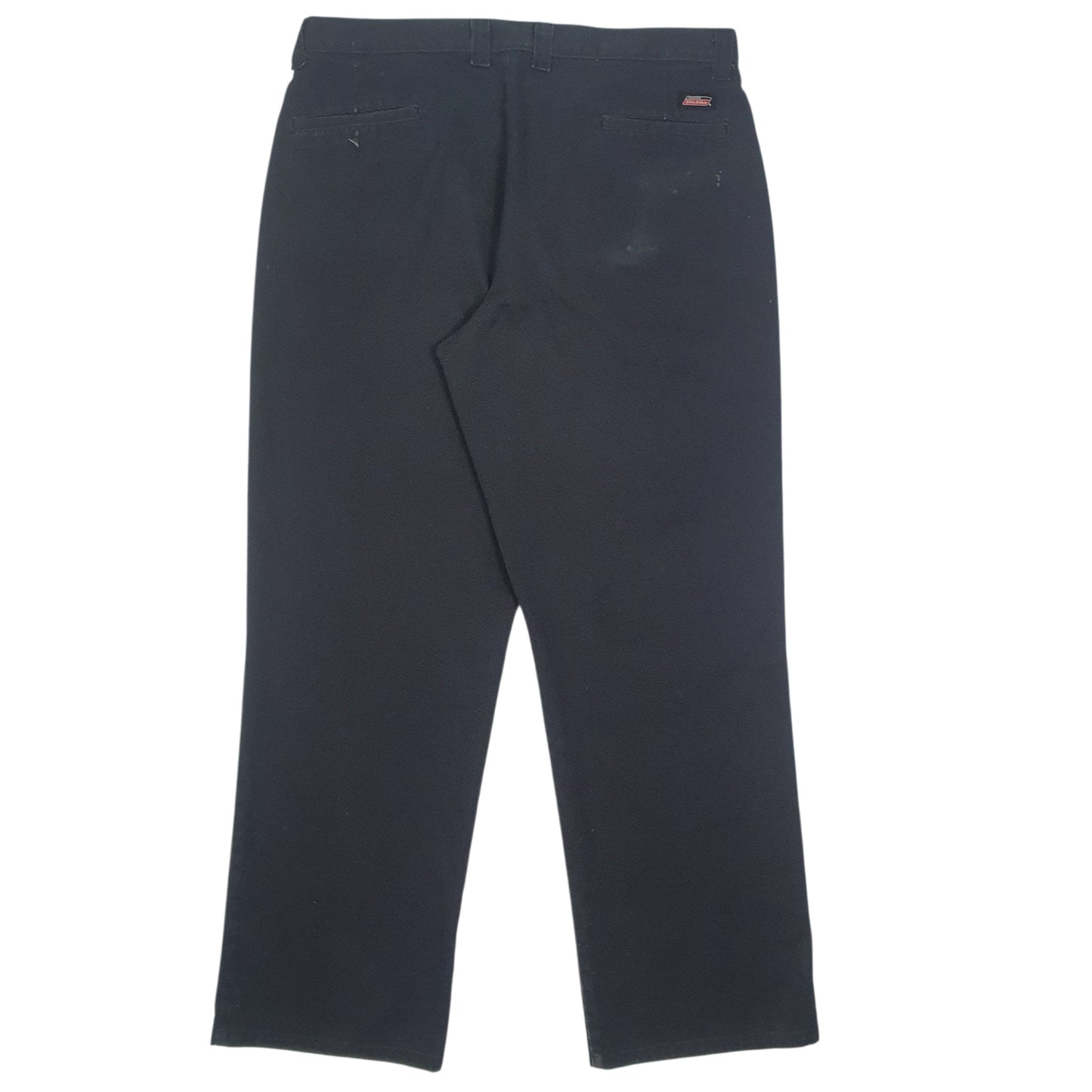 Mens Black Dickies   Trousers