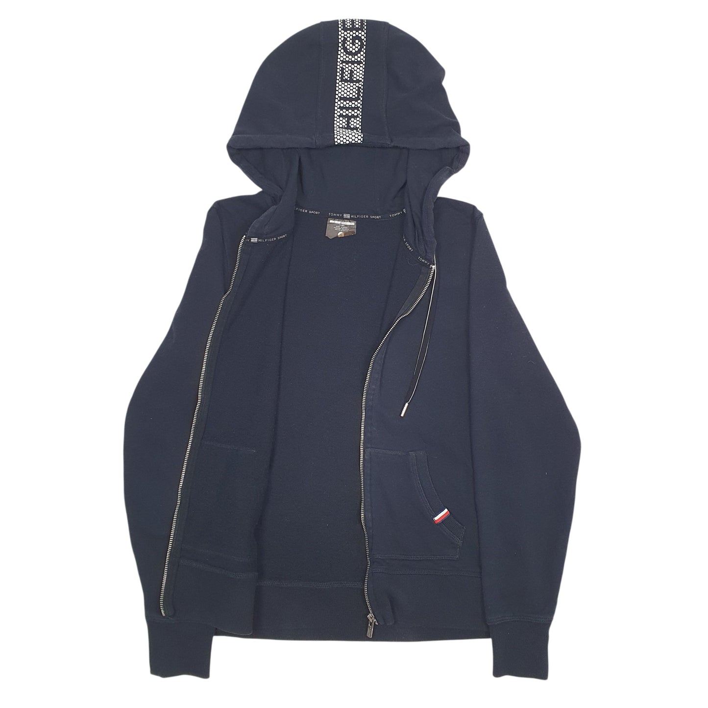 Womens Navy Tommy Hilfiger Sport Full Zip Jumper