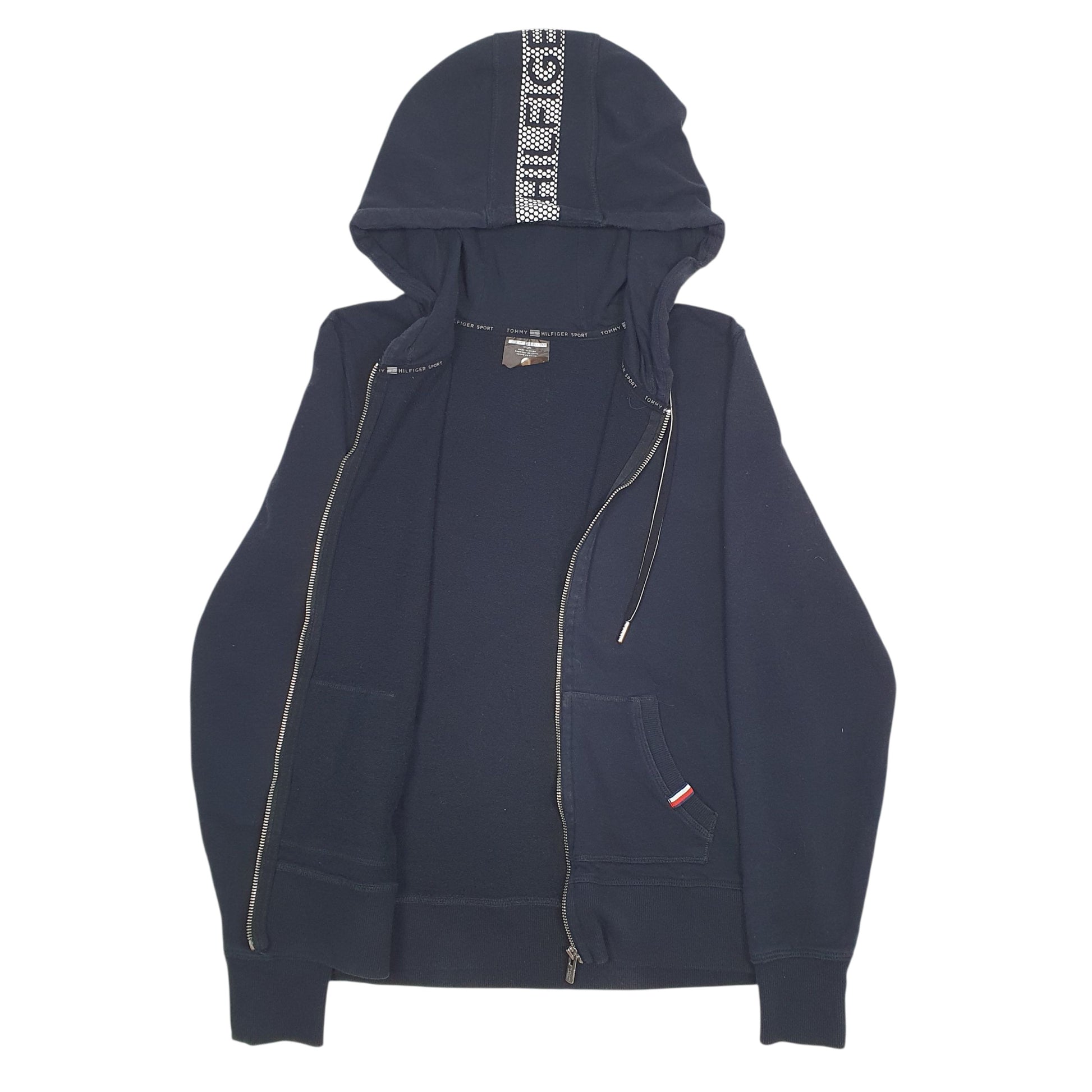 Womens Navy Tommy Hilfiger Sport Full Zip Jumper