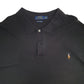 Mens Black Polo Ralph Lauren Stretch  Polo Shirt
