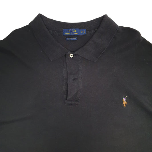 Mens Black Polo Ralph Lauren Stretch  Polo Shirt