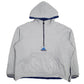 Mens Blue Adidas Vintage 90s Reversible Hoodie Coat