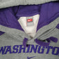Mens Grey Nike Vintage 90s Washington Team Hoodie Jumper