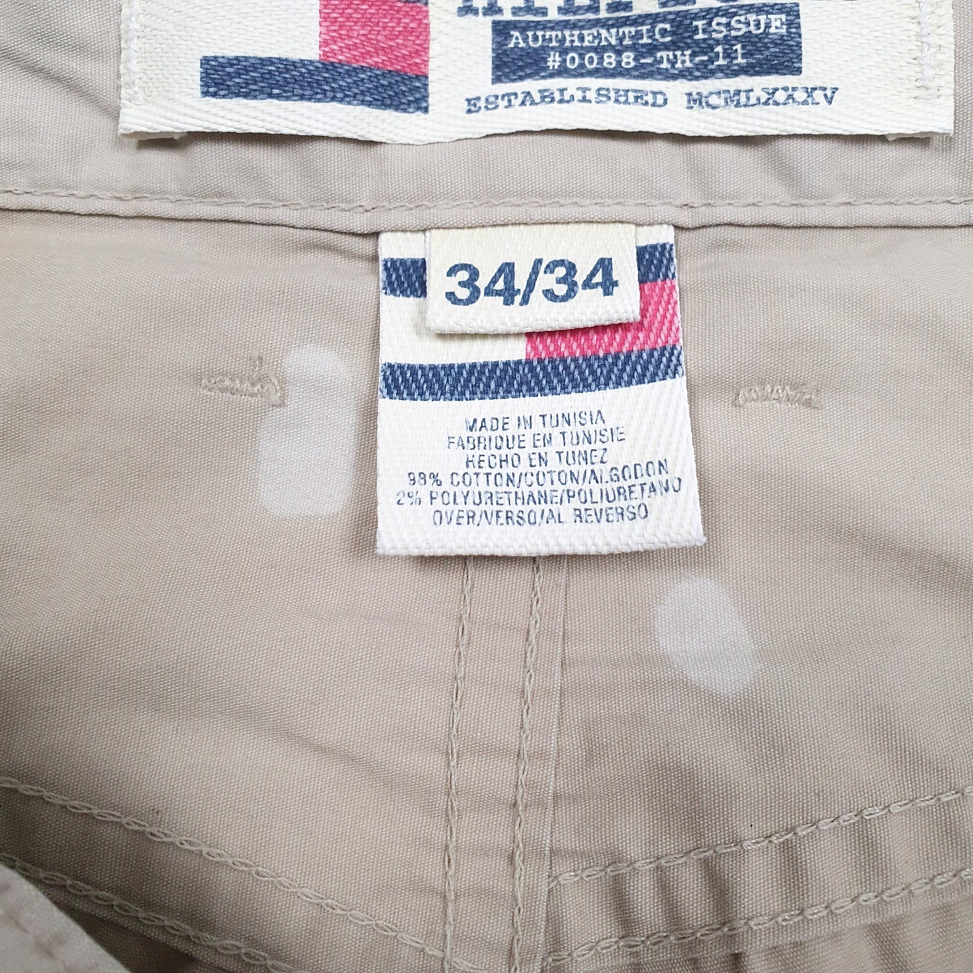 Mens Beige Tommy Hilfiger   Trousers