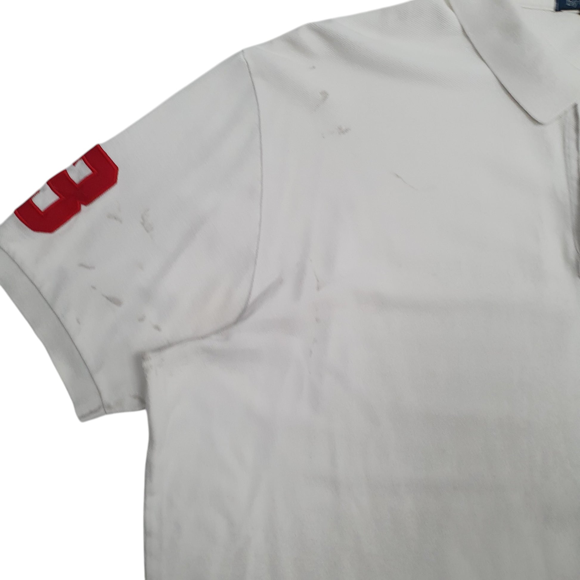 Mens White Polo Ralph Lauren   Polo Shirt