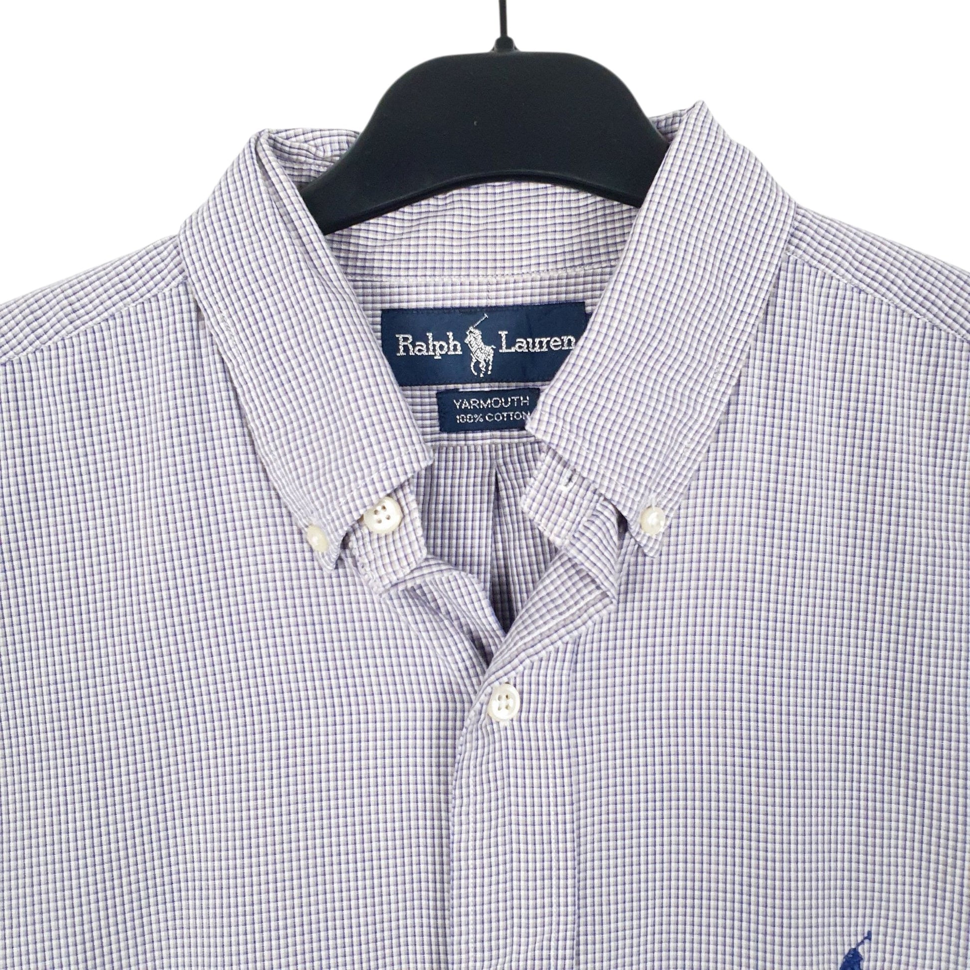 Mens Blue Ralph Lauren Vintage 90s  Shirt