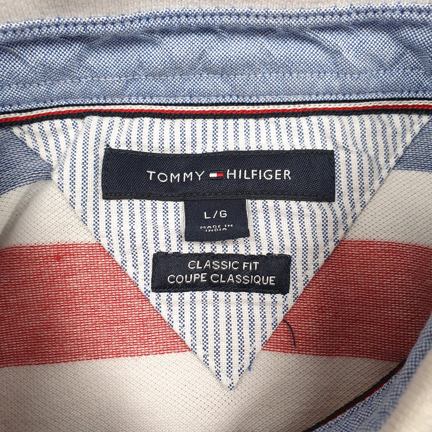 Mens White Tommy Hilfiger   Polo Shirt