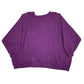Womens Purple Unbranded Baggy Crewneck Jumper