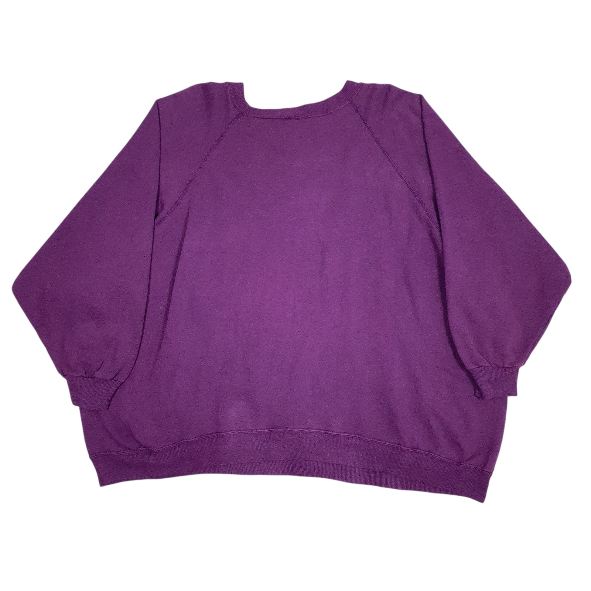 Womens Purple Unbranded Baggy Crewneck Jumper