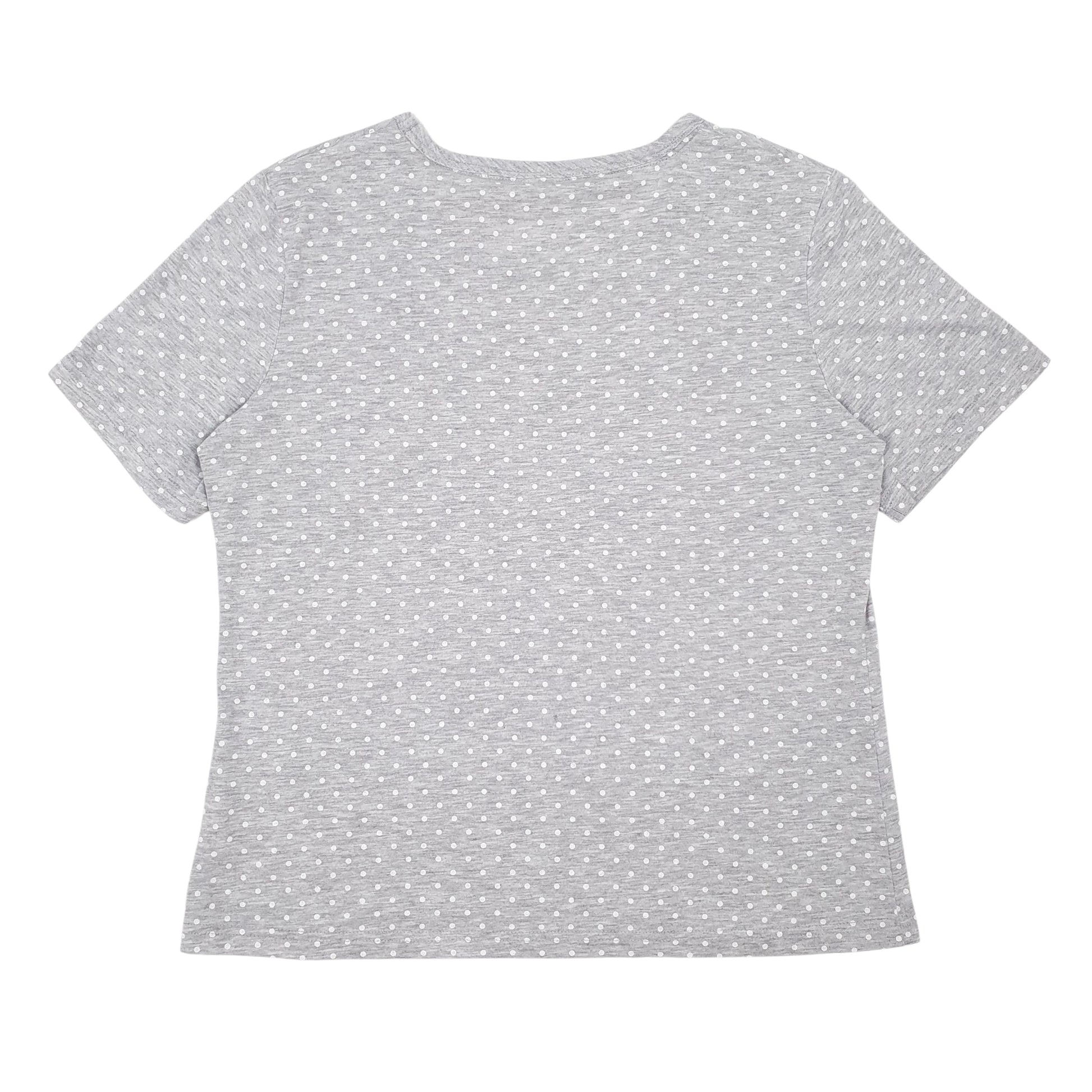 Womens Grey Damart  Crewneck T Shirt