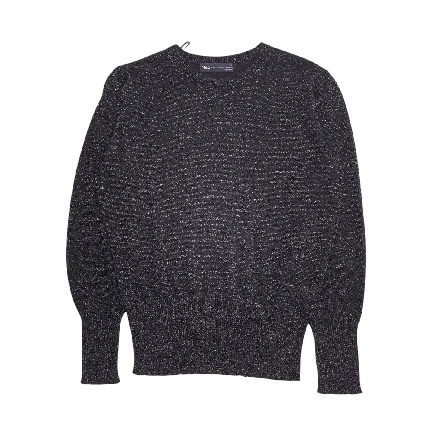 Womens Black M&S  Crewneck Jumper