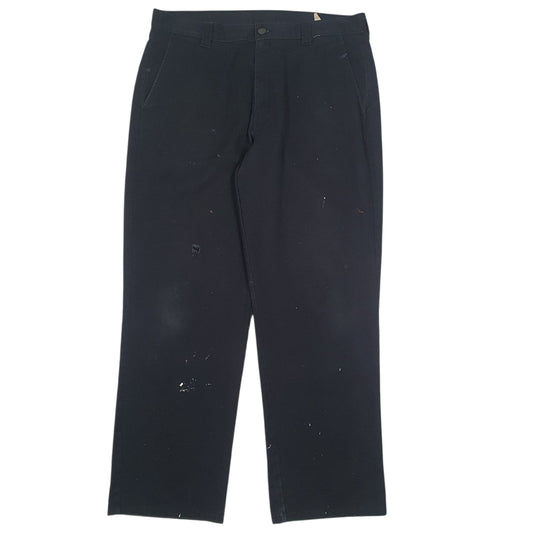 Mens Black Dickies  Chino Trousers