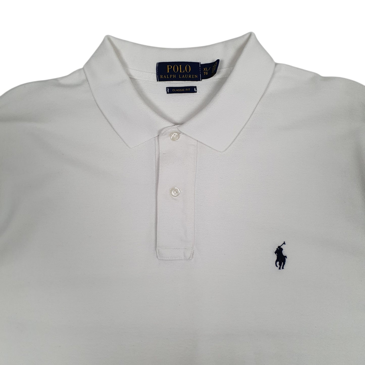 Mens White Polo Ralph Lauren   Polo Shirt