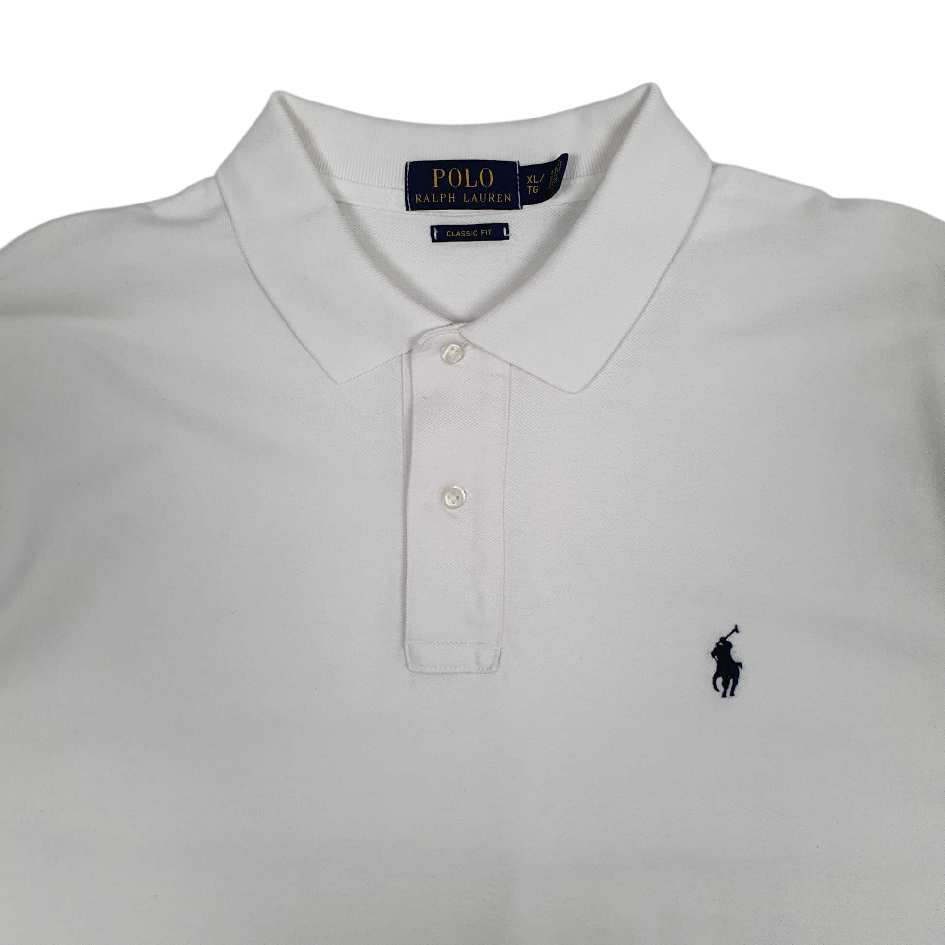Mens White Polo Ralph Lauren   Polo Shirt