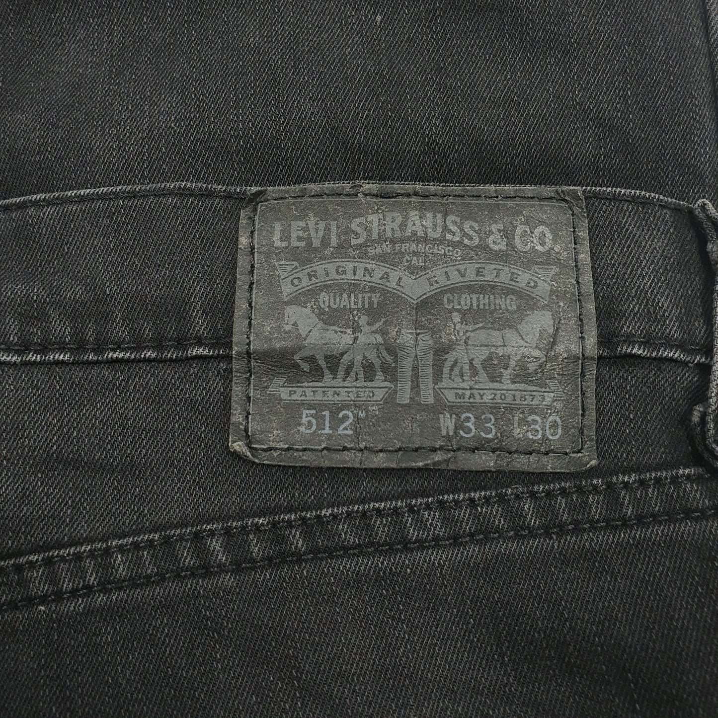 Mens Black Levis   Jeans