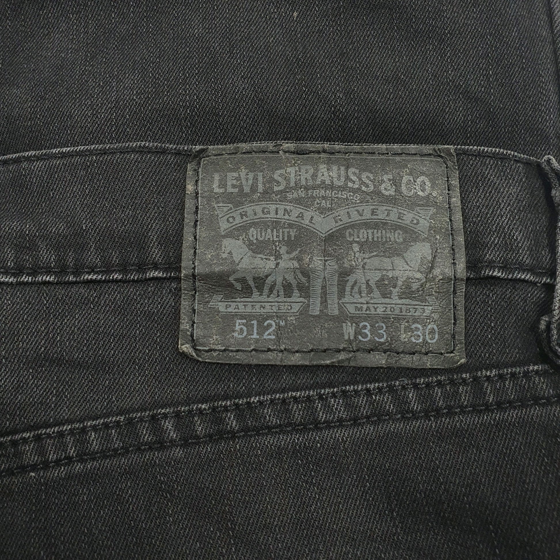 Mens Black Levis   Jeans