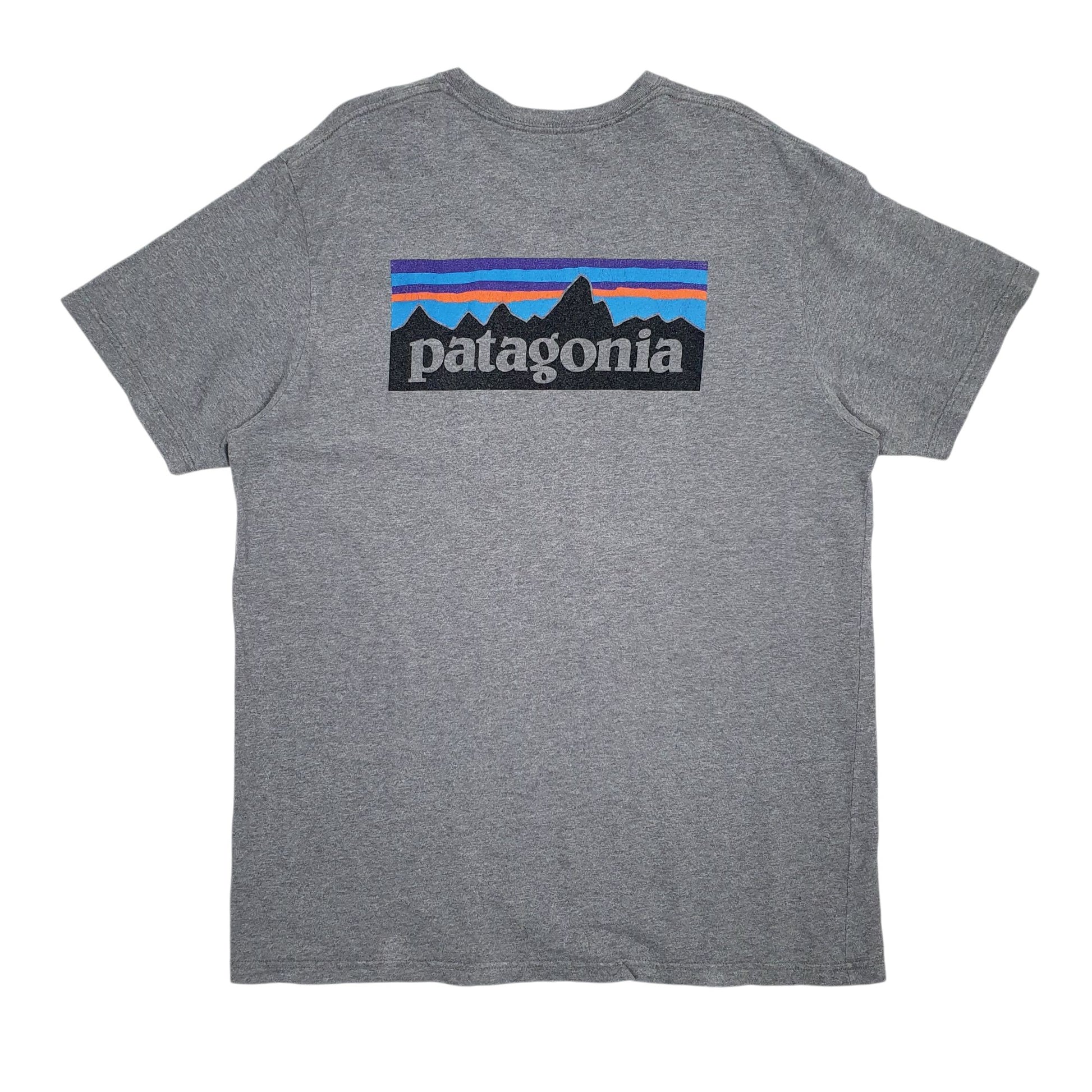Mens Grey Patagonia   T Shirt