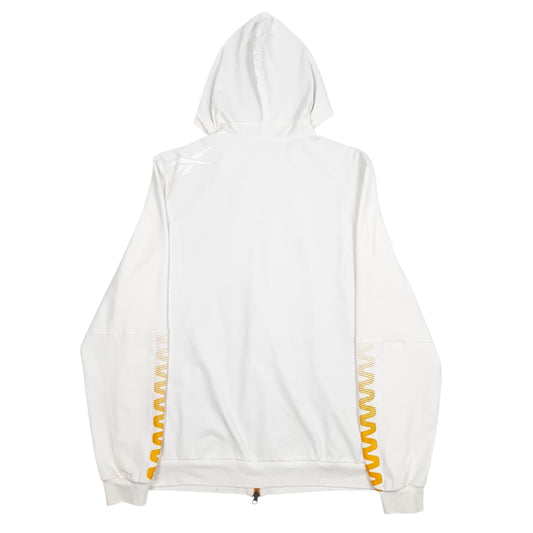 Mens White Reebok  Full Zip Jumper