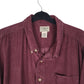 Mens Burgundy L.L.Bean Corduroy  Shirt