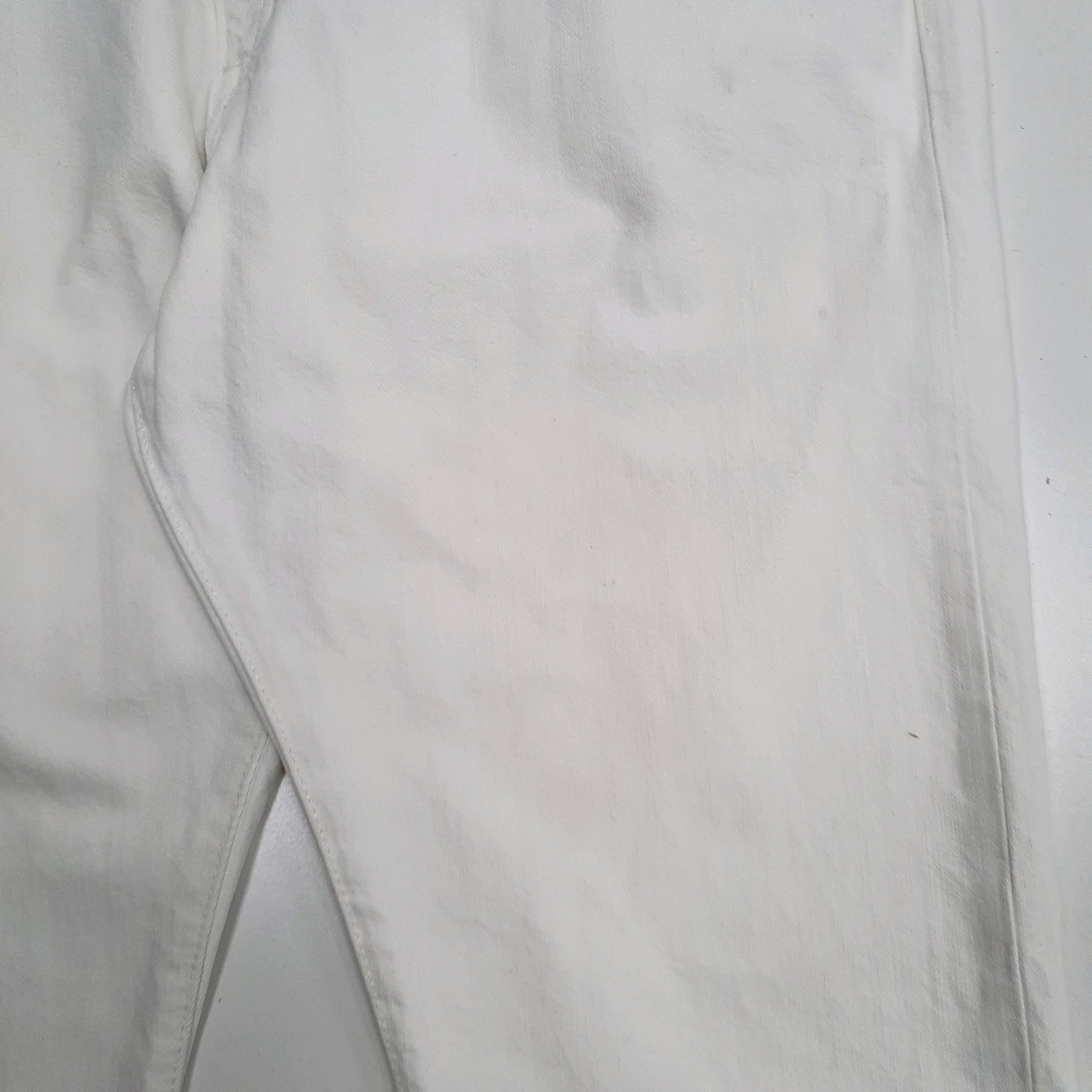 Mens White Polo Ralph Lauren Selvedge  Jeans