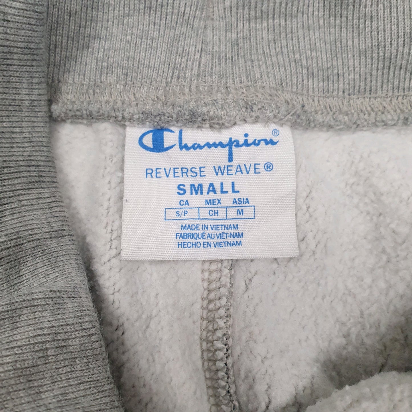 Mens Grey Champion Camo Reverse Weave  Trousers