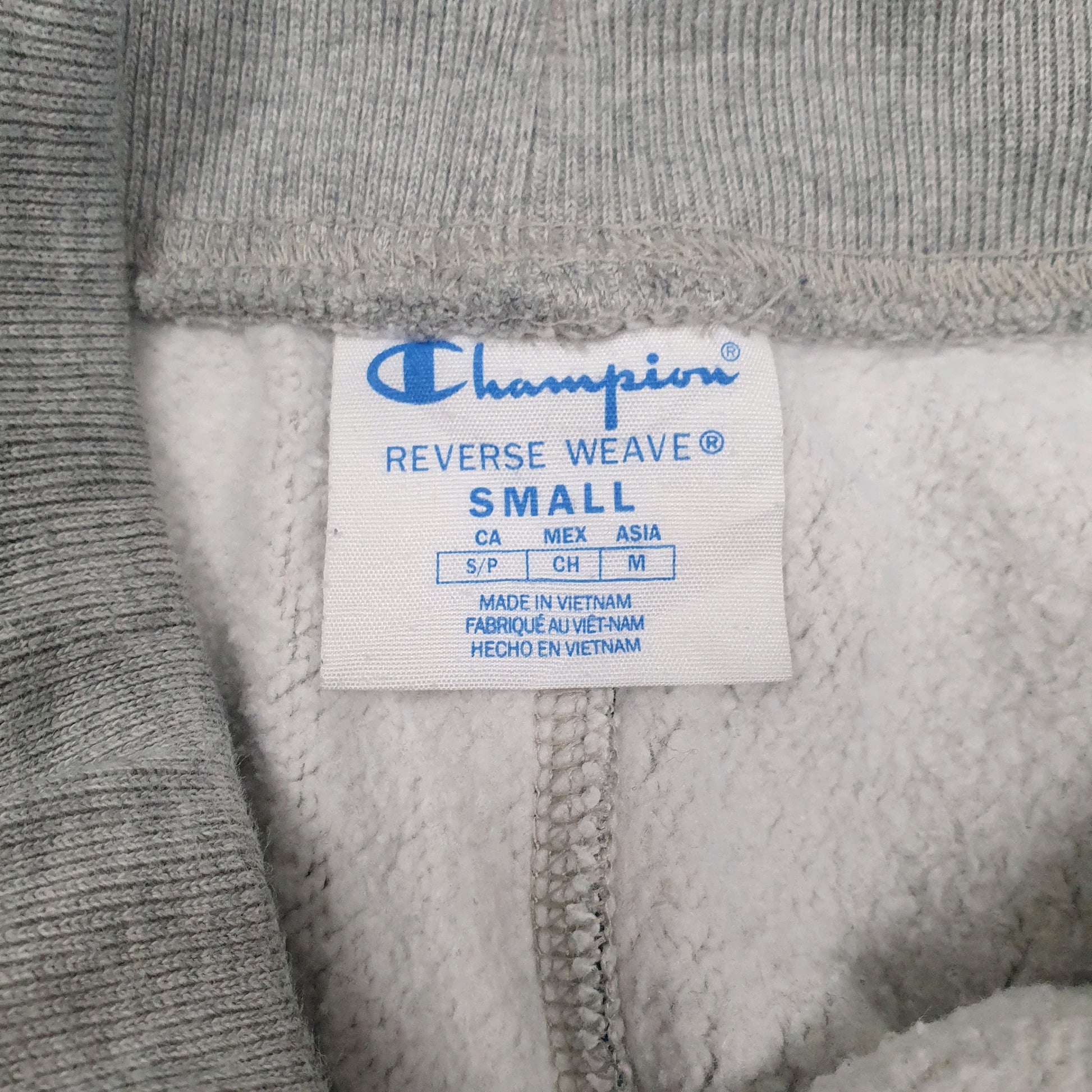 Mens Grey Champion Camo Reverse Weave  Trousers