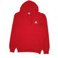 Mens Red Adidas  Hoodie Jumper