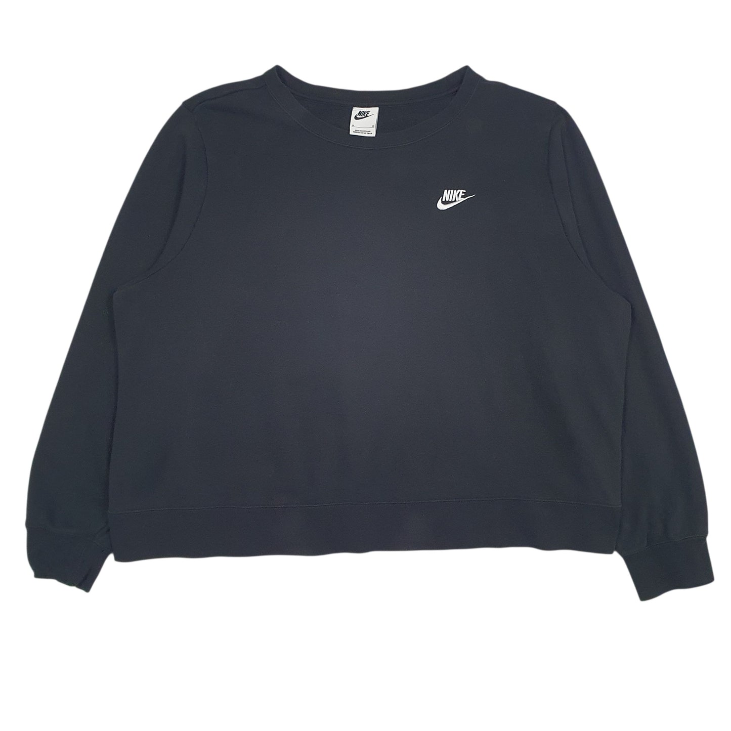 Womens Black Nike  Crewneck Jumper