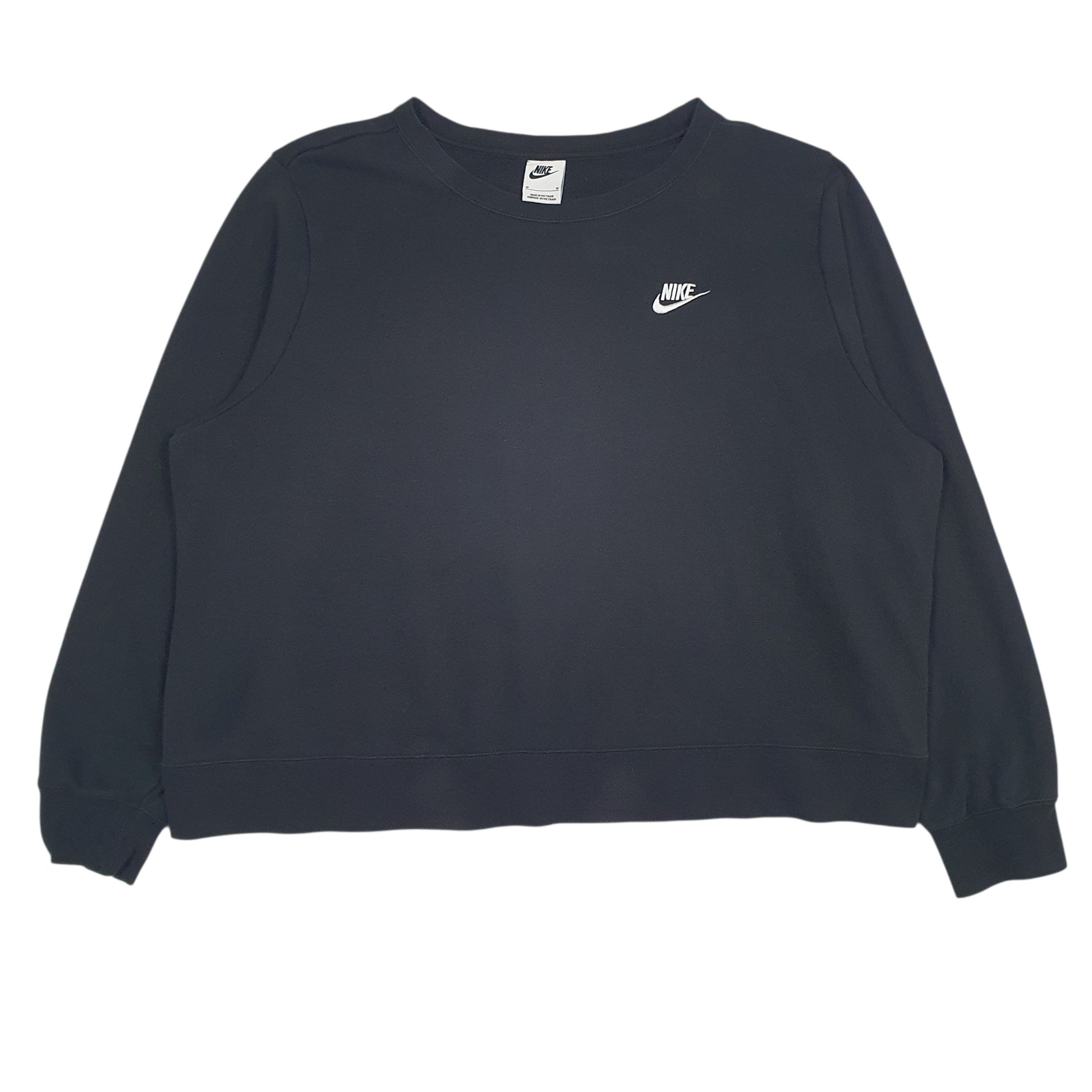 Womens Black Nike  Crewneck Jumper