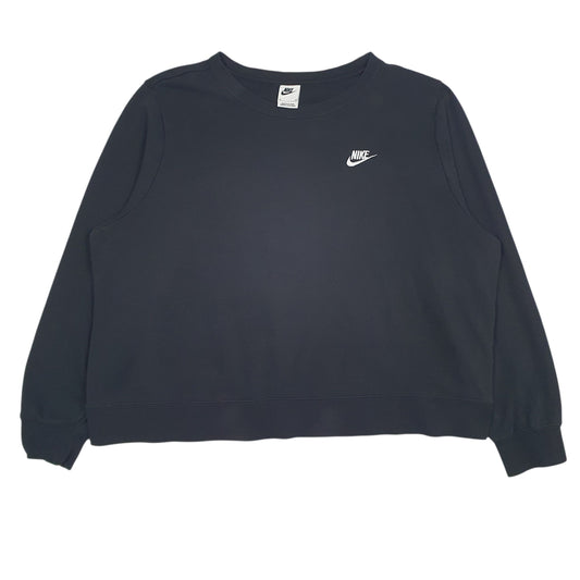 Womens Black Nike  Crewneck Jumper