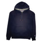Mens Navy Champion Quarter Zip Hoodie Jumper