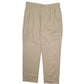 Mens Beige Polo Ralph Lauren Hammond Pleated Vintage 90s Chino Trousers