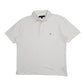 Mens White Tommy Hilfiger  Short Sleeve Polo Shirt