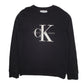 Mens Black Calvin Klein  Crewneck Jumper