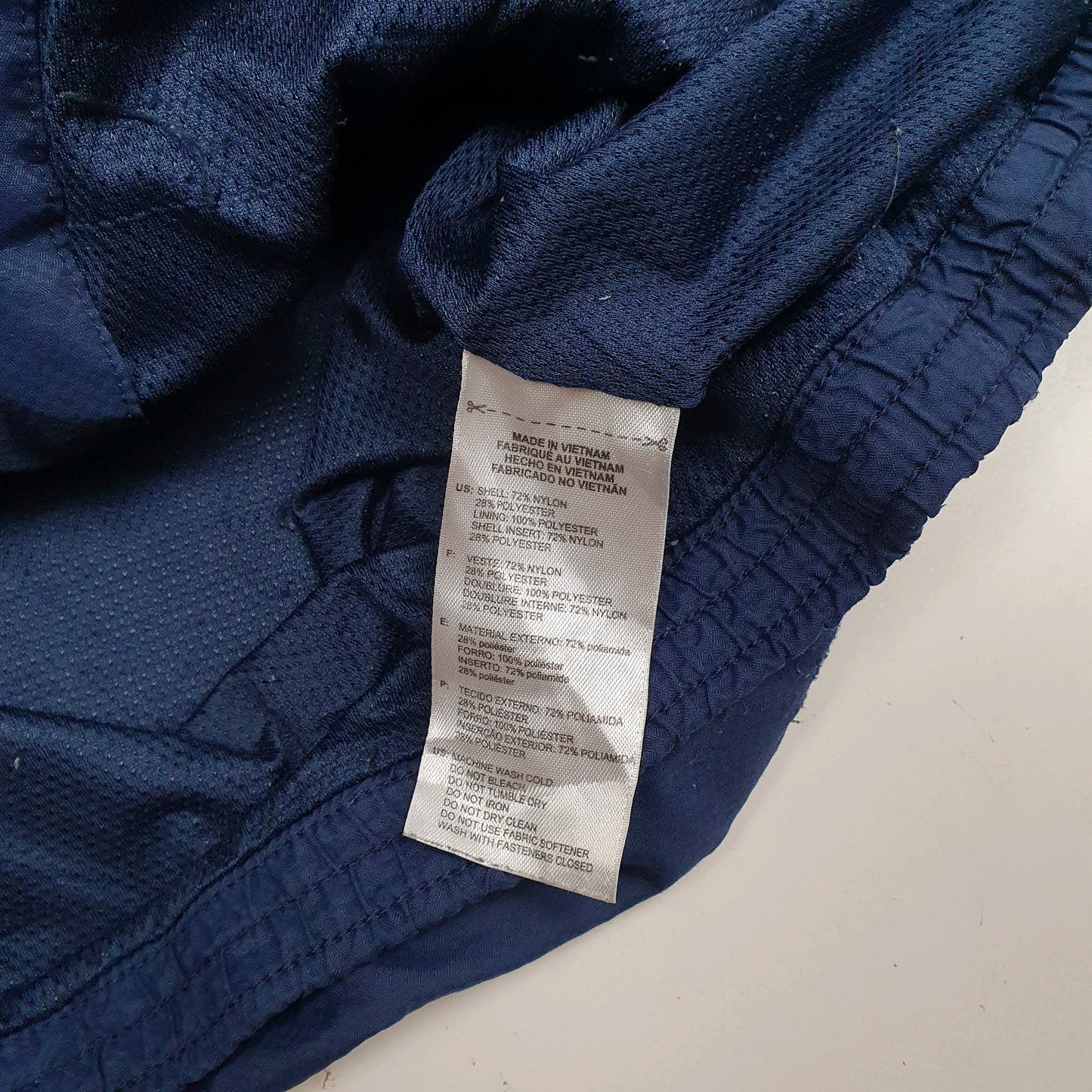 Mens Navy Adidas   Coat