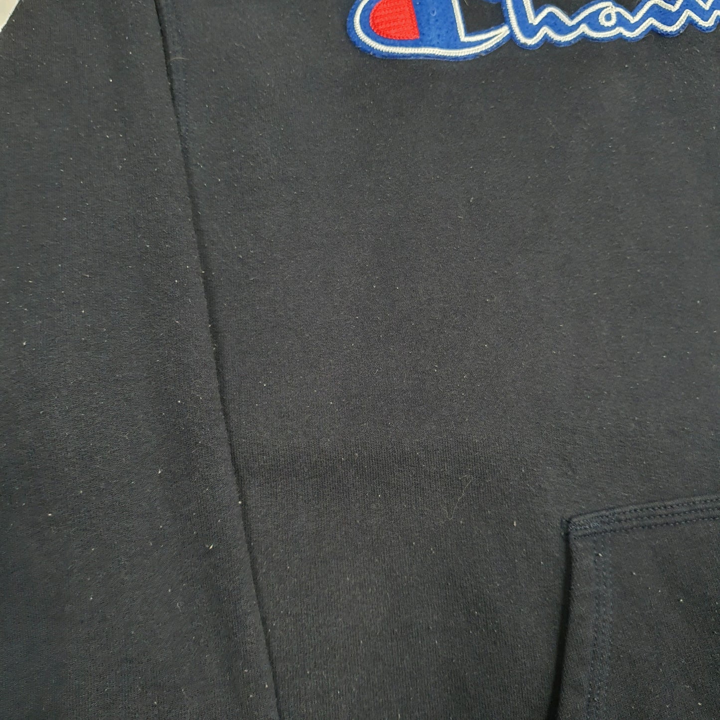 Mens Navy Champion  Hoodie Jumper