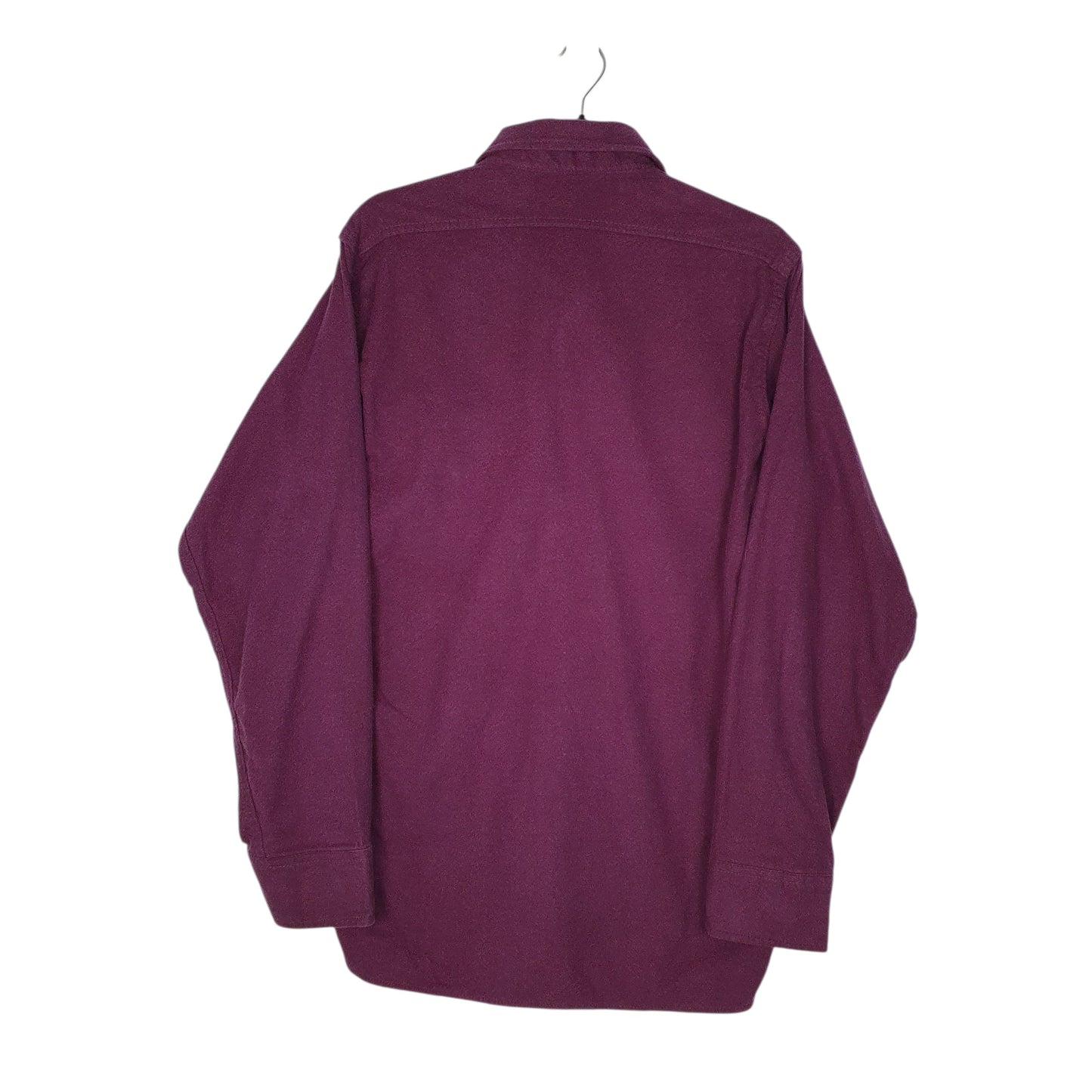 Mens Purple Woolrich Vintage 90s Made In USA Chamois  Shirt